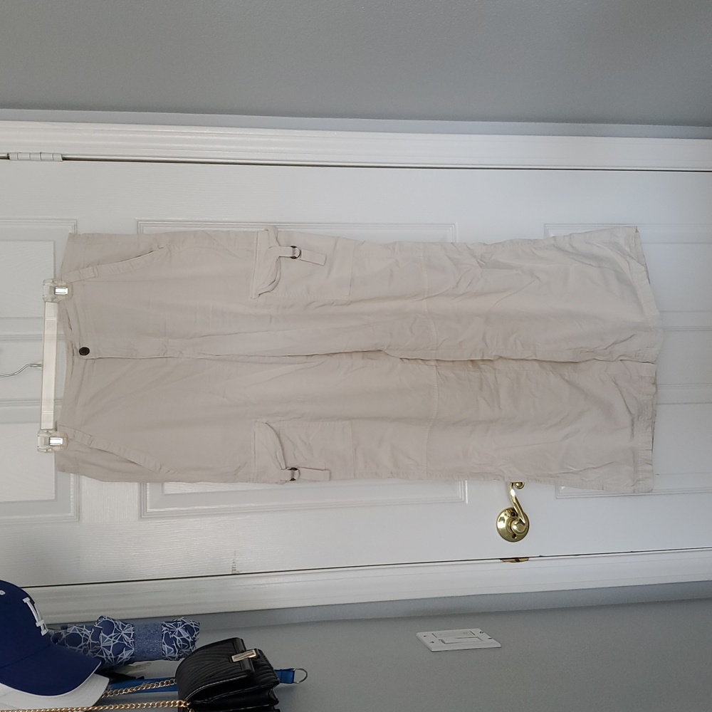 American Eagle Dreamy Drape Stretch Super High-waisted Cargo Baggy Wide-leg Pant
